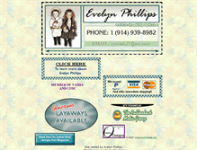 Tablet Screenshot of evelynphillipsdolls.com